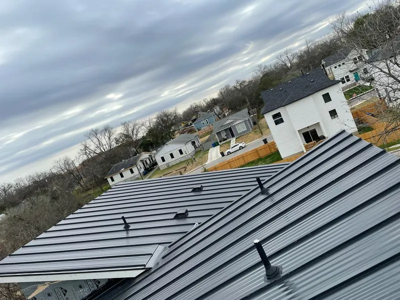 Standing seam metal roof panels with vents for Skylight Repair in Waupun